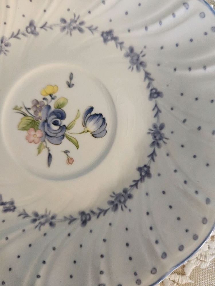 니코 블루 피오니(빙열) 찻잔세트(2조일괄) 판매해요--9