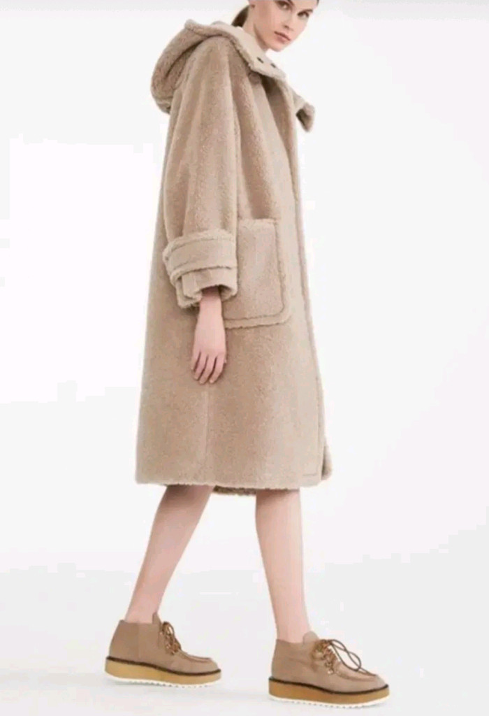 막스마라위켄드 테디베어 코트 이미지