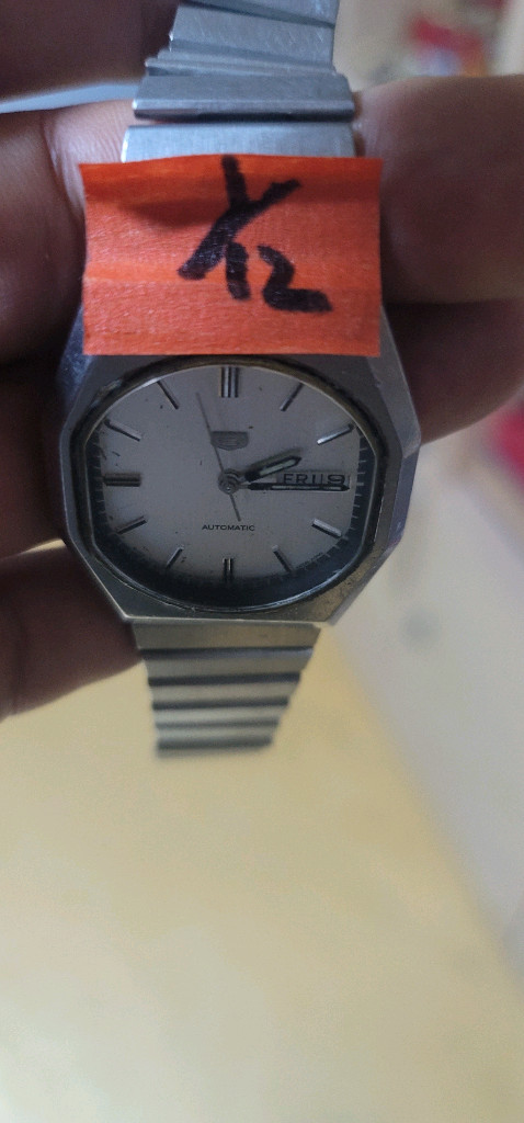 (희귀)세이코 5 오토매틱 빈티지 시계(6309-5500) 원활한 판매를 위해 1/12 오늘 분해소지 완료 했습니다--3