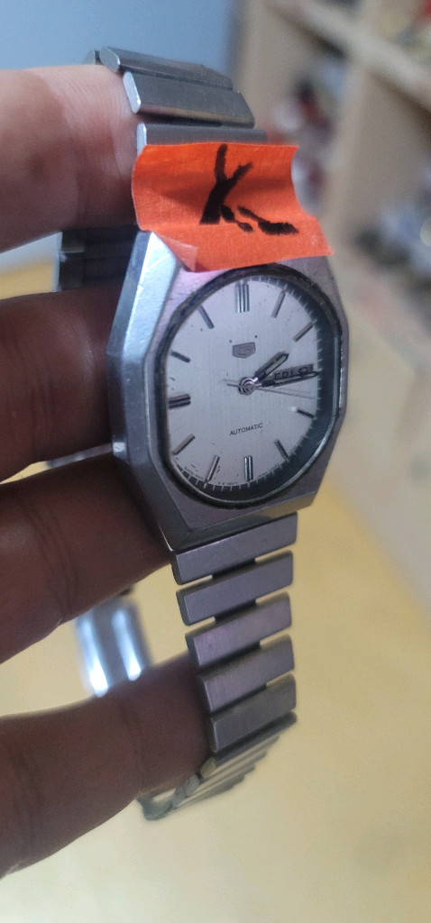 (희귀)세이코 5 오토매틱 빈티지 시계(6309-5500) 원활한 판매를 위해 1/12 오늘 분해소지 완료 했습니다--5