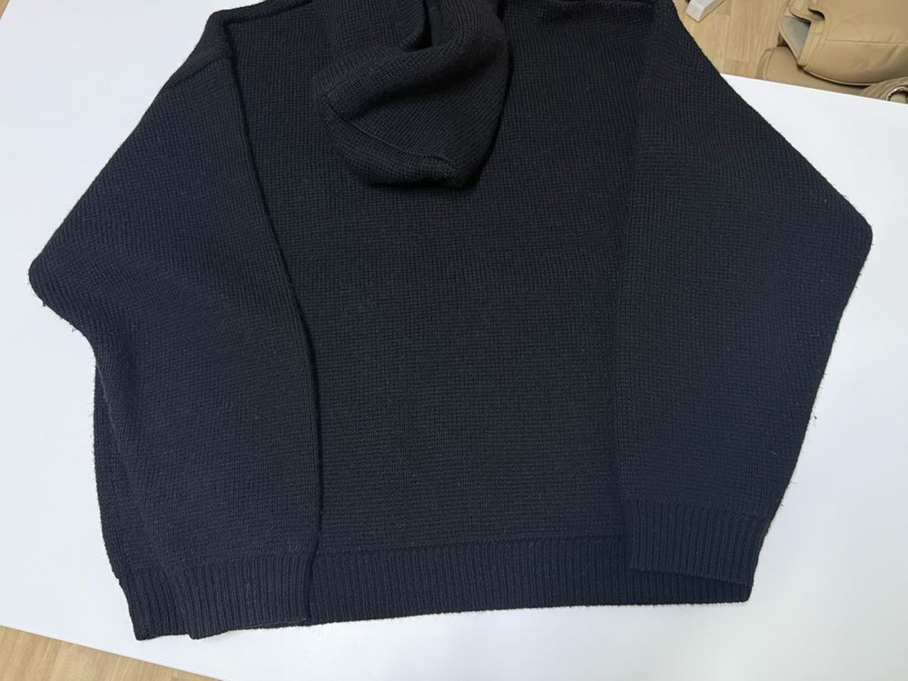 Stussy 스투시 니트 후드티 패치 후드티--4