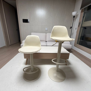 [가격내림] 이케아 높낮이 조절가능 스툴 2개를 일괄로 판매합니다.