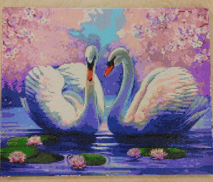 보석십자수 캔버스형 40*60 완성품--0