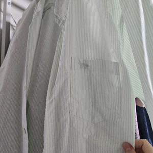 메종키츠네 남성 스트라이프 셔츠