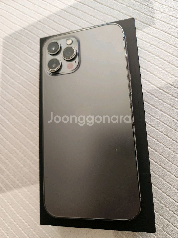 아이폰 12 프로맥스 128GB 그래파이트 (배터리 87%/풀박스/알찬 구성)--5