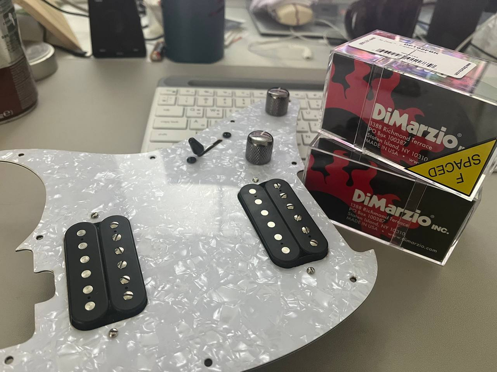 Dimarzio 일렉기타 픽업 세트-Tone zone(N) + Air zone(B)--0