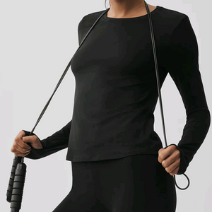 (새상품) 알로요가 피트니스 긴팔 블랙 S (한국55)