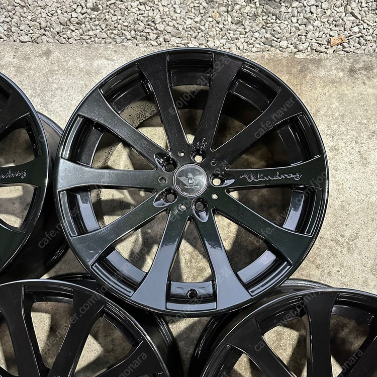 18인치 마르셀로 유광블랙 중고휠 팝니다 PCD105 이미지