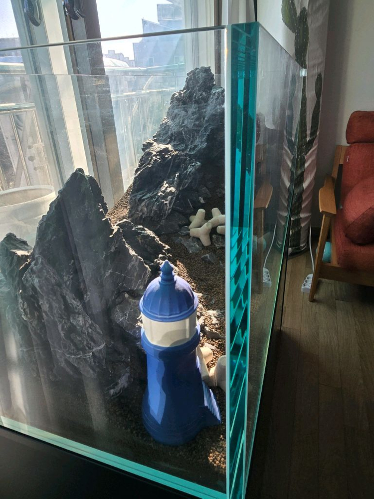 아쿠아가든 4자 어항 세트+축양장--1