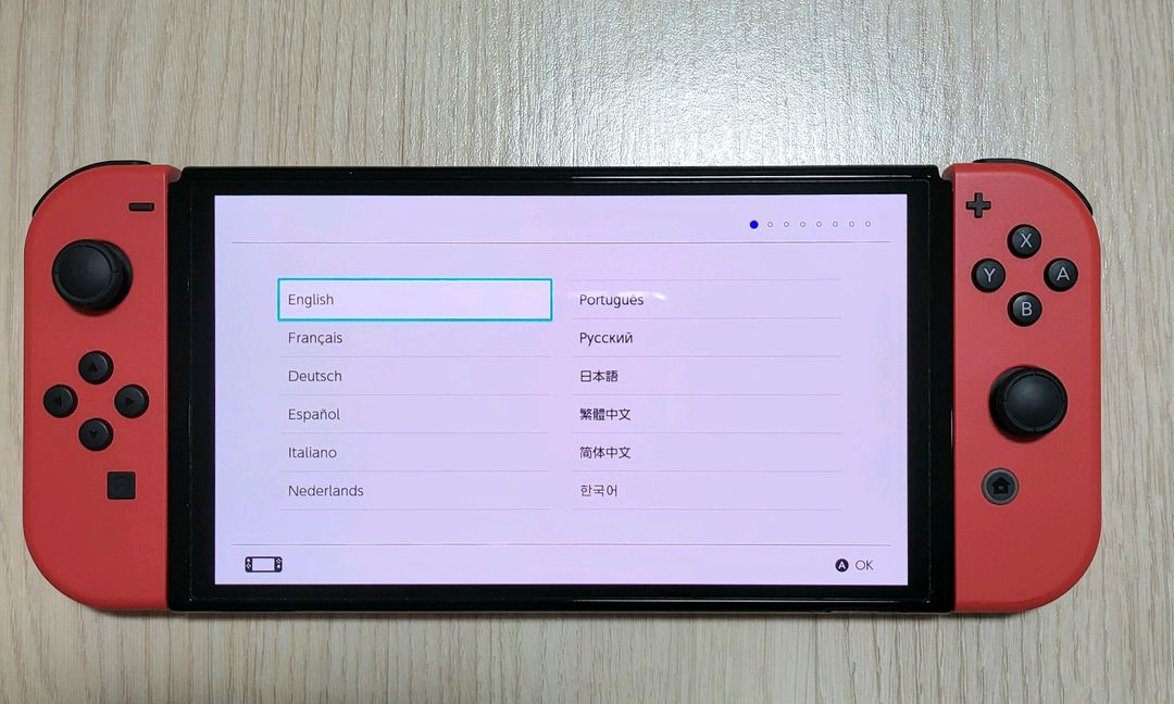 닌텐도 스위치 OLED 마리오 레드--2
