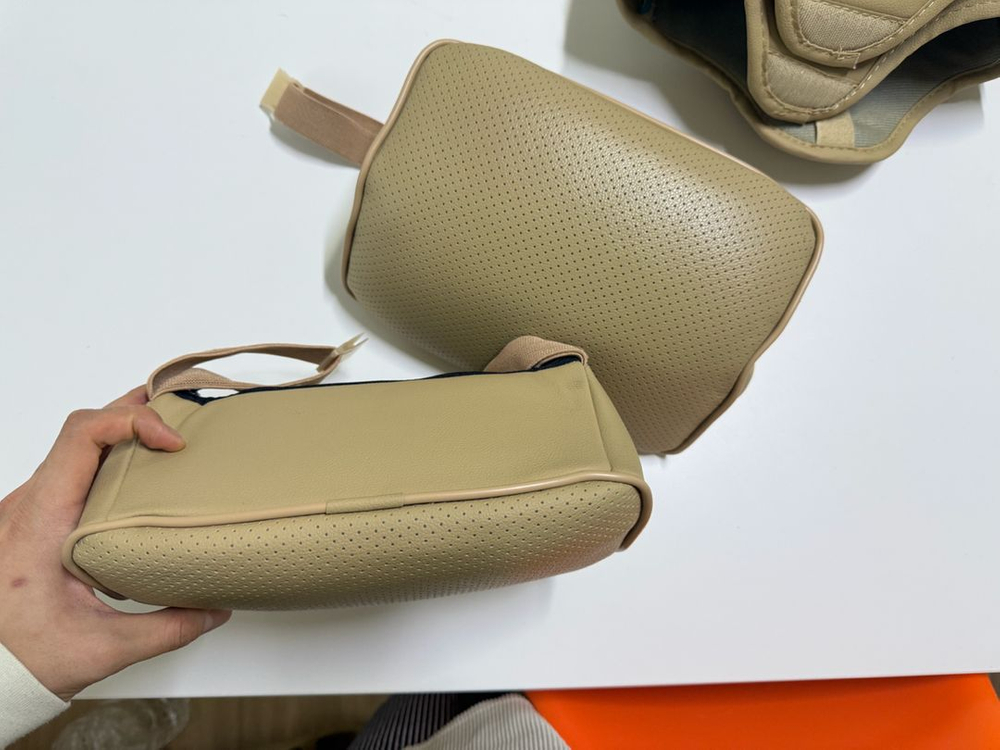 QM5 가죽 베이지 시트커버 판매--6