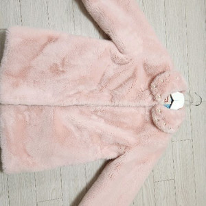 아이러브제이.퍼코트.핑크.140