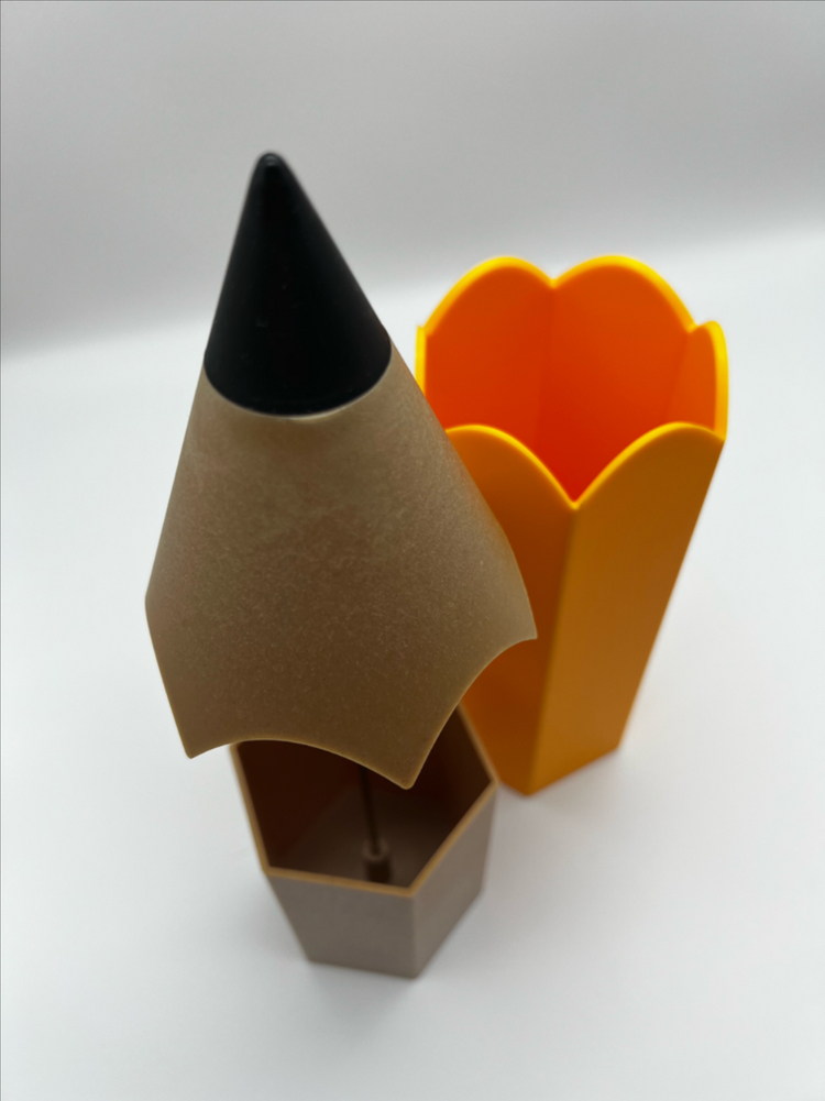 QUALY 퀄리디자인 딘솔 연필꽂이 색연필통 볼펜 정리함--1