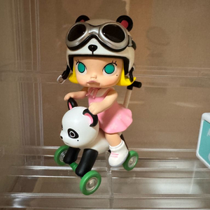 팝마트 몰리 한정판 팬더 피규어