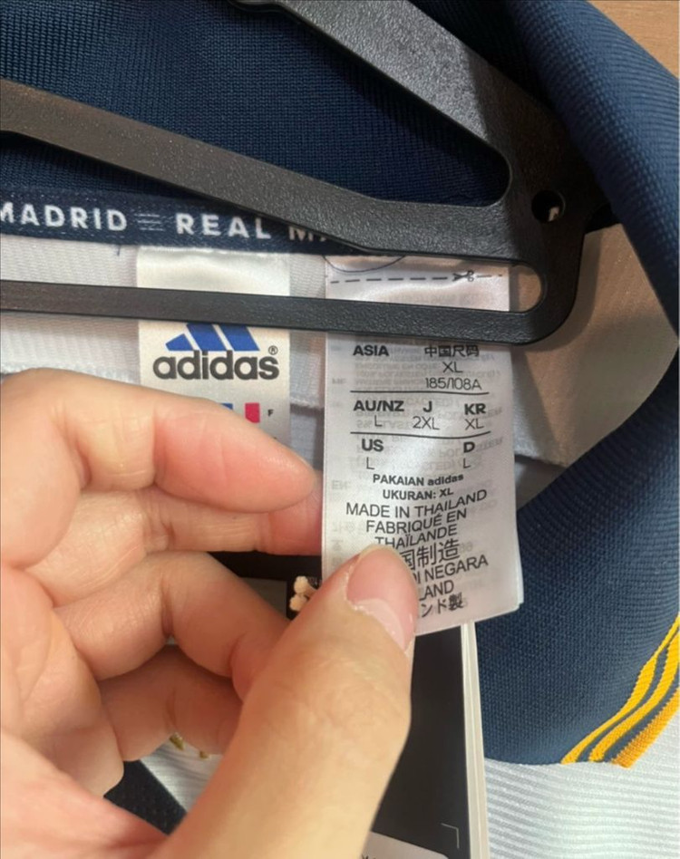 99-00 레알마드리드 라울 유니폼--2