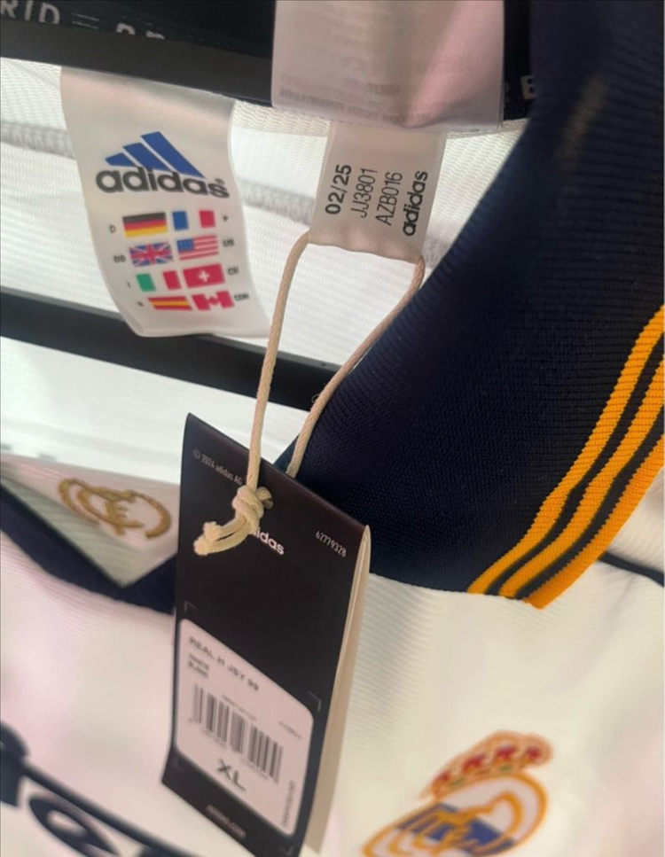 99-00 레알마드리드 라울 유니폼--3