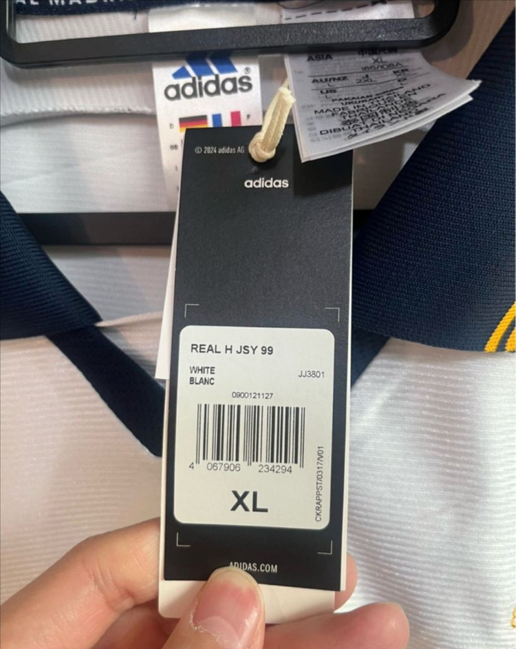 99-00 레알마드리드 라울 유니폼--4