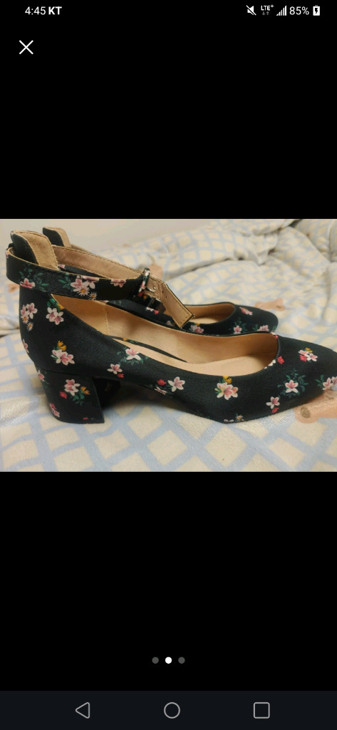 H&M 플로랄 펌프스(사이즈37, 미착용새제품)--1