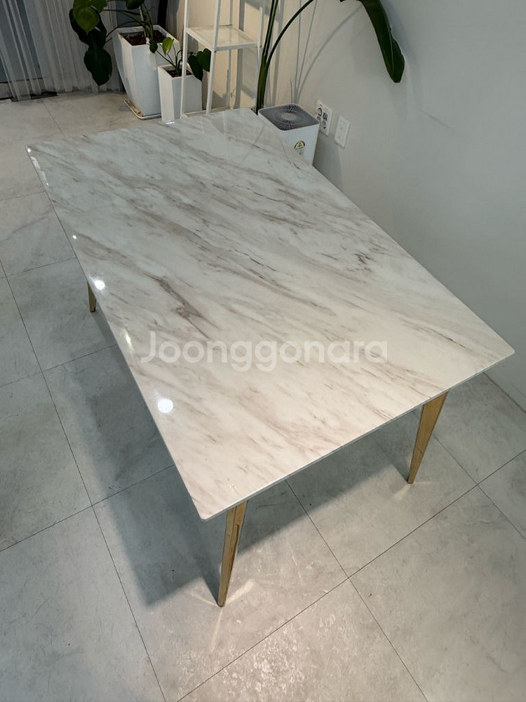 대리석 패턴 식탁--1
