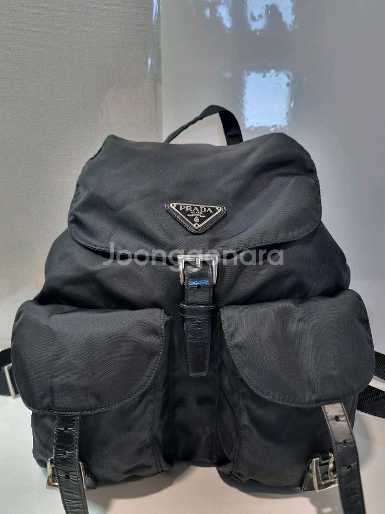 정품 프라다 백팩--1