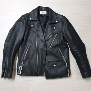 남성 가죽 라이딩 자켓