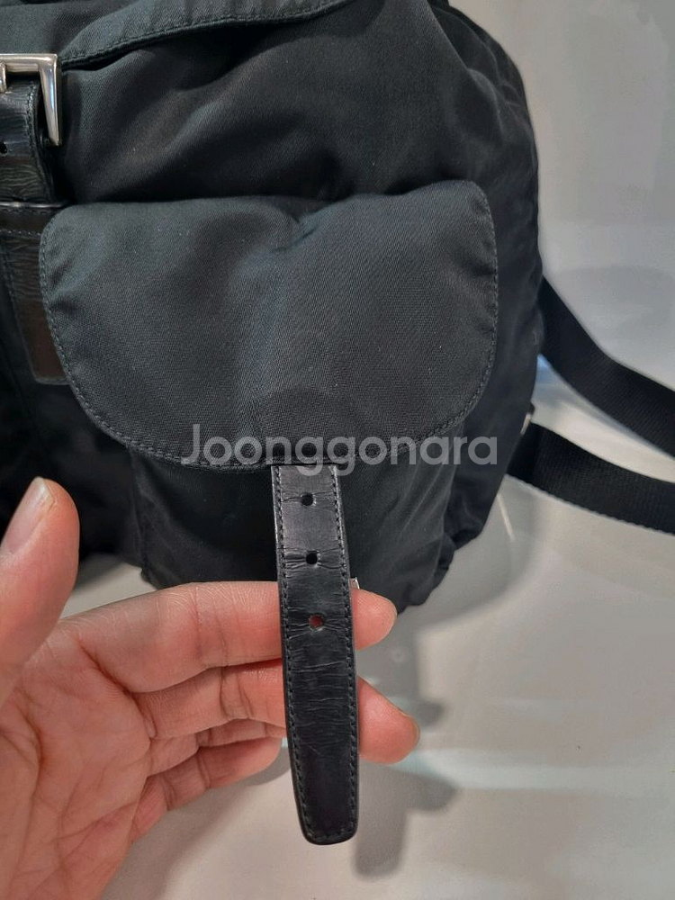 정품 프라다 백팩--4