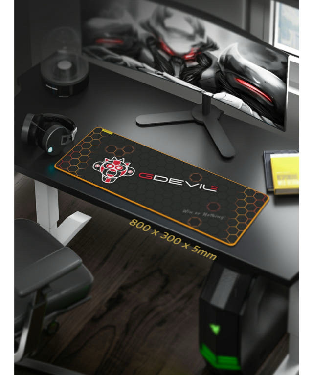 지데빌 GP800 PRO 게이밍 마우스 장패드(색상 랜덤 발송)--2