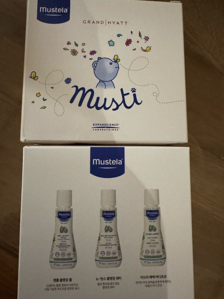 무스텔라 여행용 3종 키트 (클렌징젤, 워터, 로션)--1