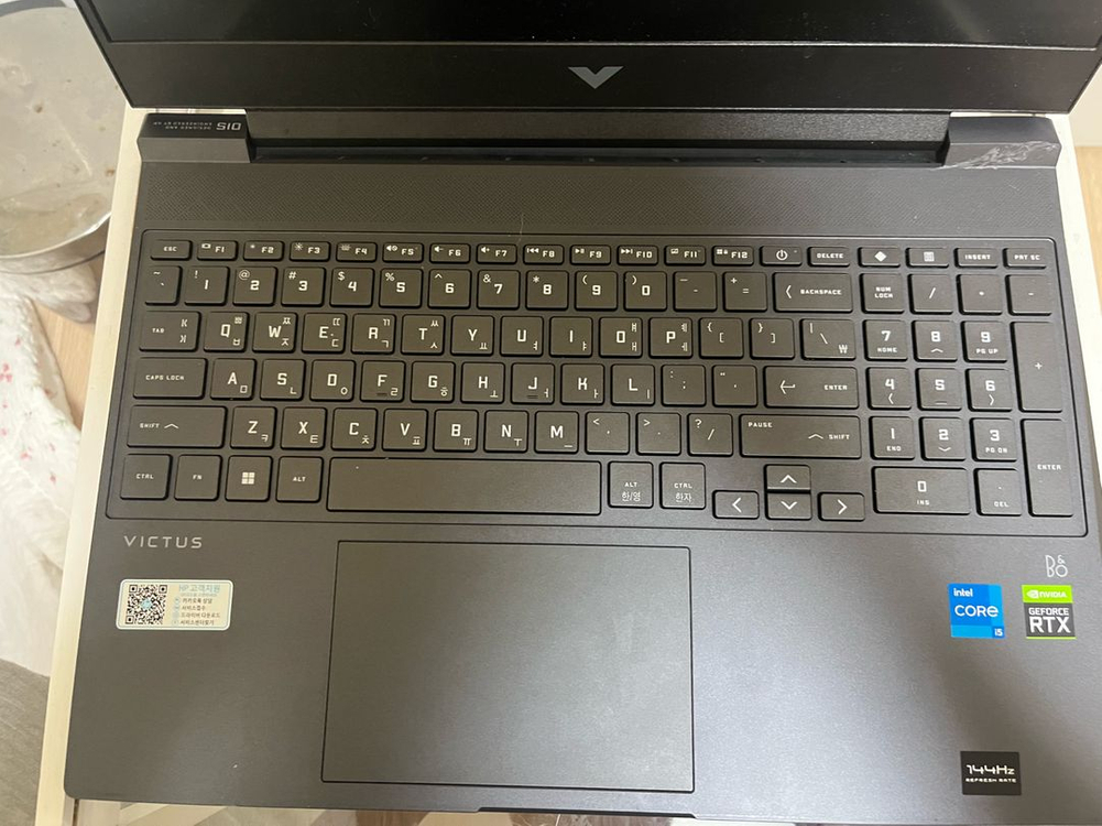 빅터스 3050 게이밍 노트북 안심거래 카드 됌 이미지