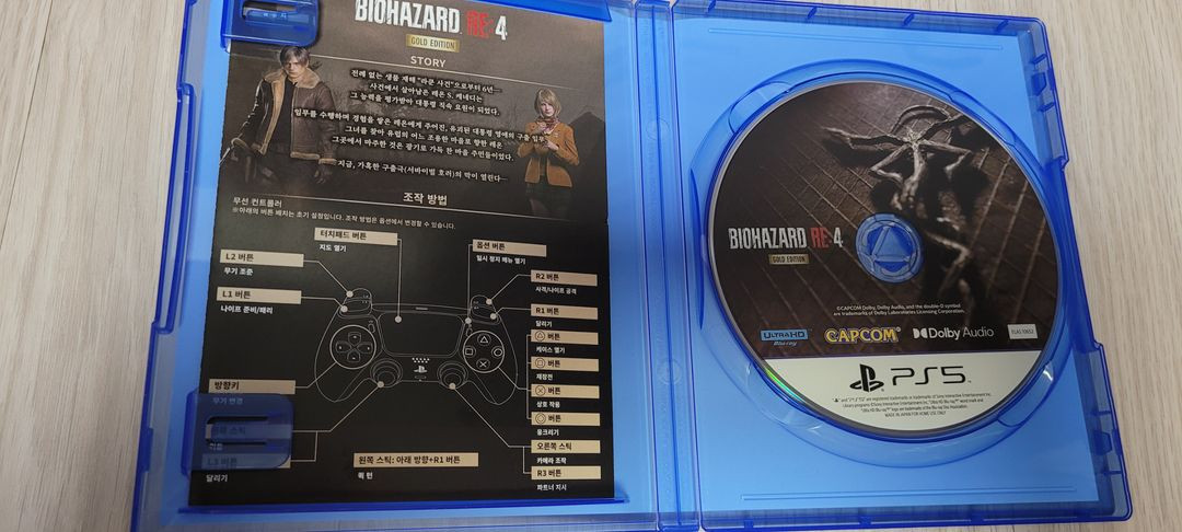 PS5 RE4 골드에디션 S급--1