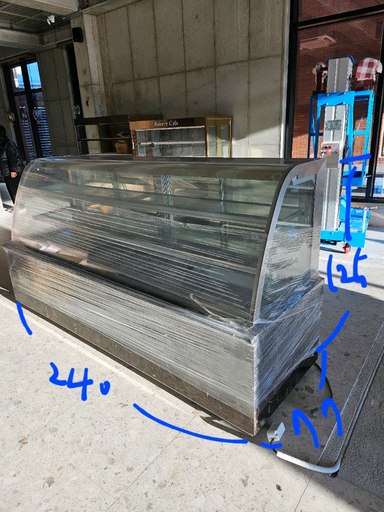 카페정리합니다 데크오븐 도우컨디셔너 컨벡션오븐 버티컬반죽기 파이롤러 냉장쇼케이스 빵진열대 등등--6