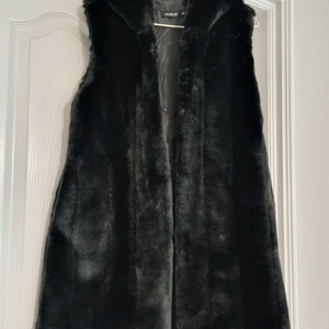 밍크퍼 롱베스트