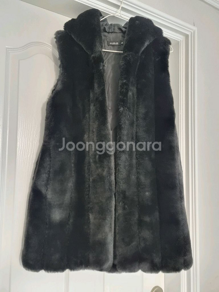 밍크퍼 롱베스트--1