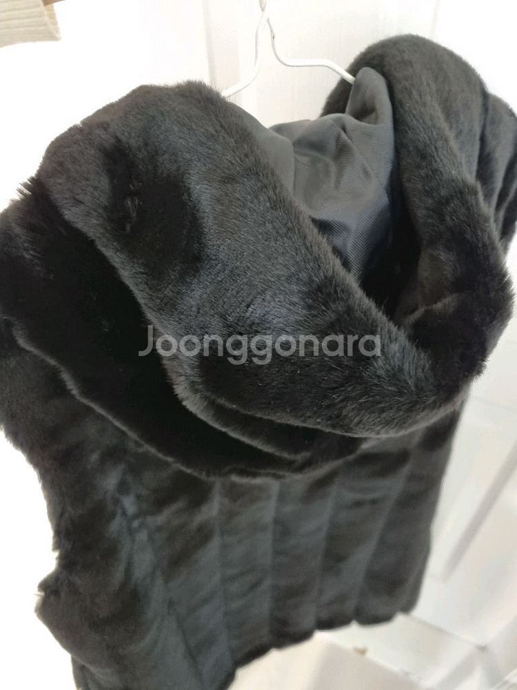 밍크퍼 롱베스트--2