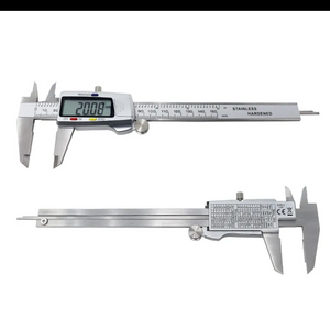 디지털 버니어 캘리퍼스 스텐질 눈금자 150mm 측정 이미지