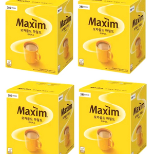 선착순)맥심 모카골드 커피믹스 280개4박스 무료배송146000원