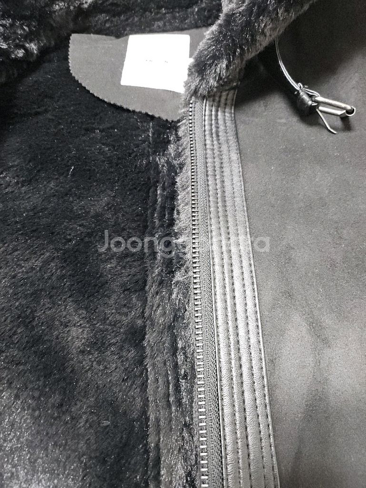 남자 (인조) 밍크 퍼 롱무스탕코트 사이즈 M--3