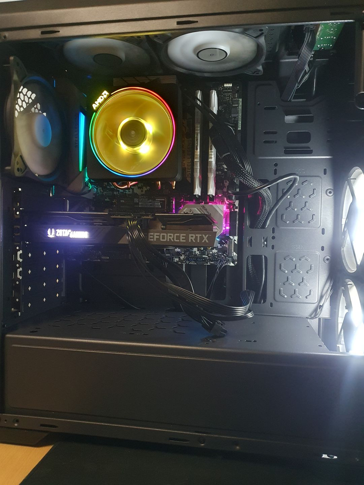 라이젠7 3700x rtx3060ti 공랭 게이밍 pc 데스크탑 컴퓨터 본체 처분!(윈도우 정품!)--1