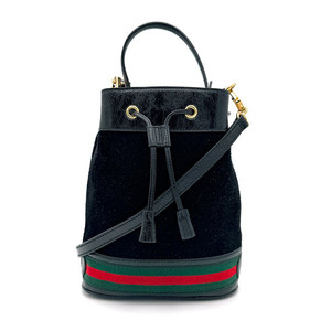 [중고명품셀렉트]구찌 블랙 스몰 버킷 토트 겸 숄더백 550621 이미지