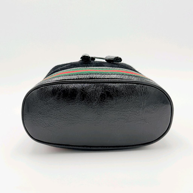 [중고명품셀렉트]구찌 블랙 스몰 버킷 토트 겸 숄더백 550621 이미지