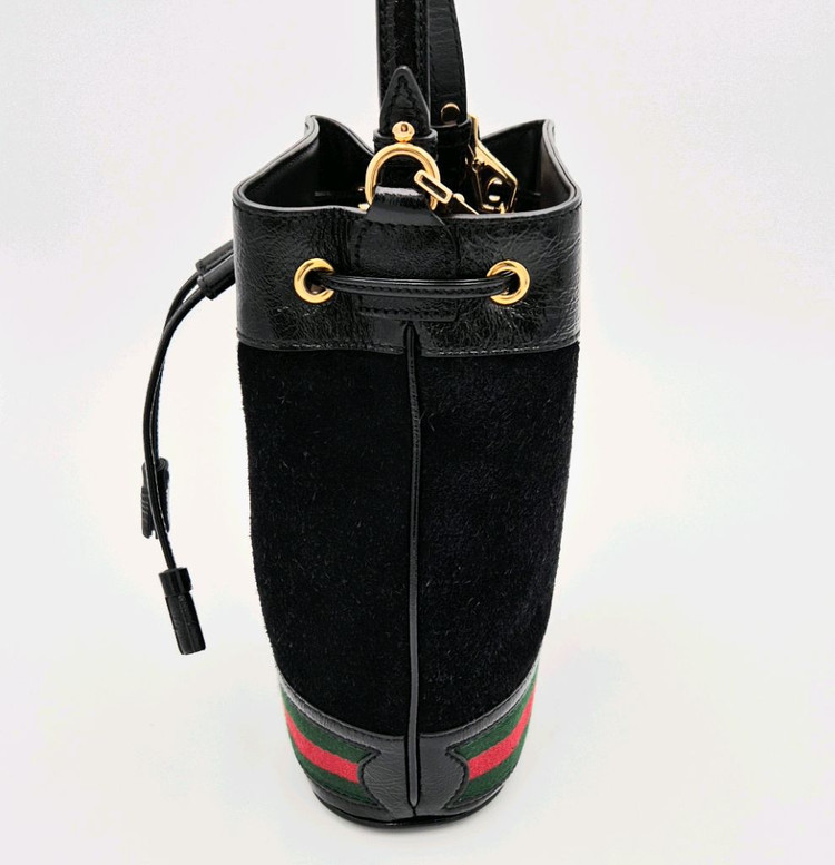 [중고명품셀렉트]구찌 블랙 스몰 버킷 토트 겸 숄더백 550621 이미지