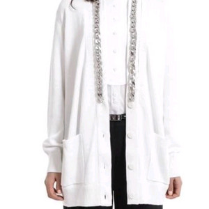 지방시 체인롱가디건