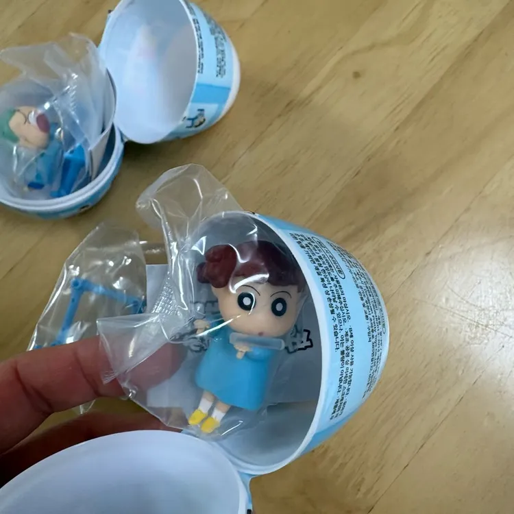 짱구는 못말려 정글짐 피규어 맹구, 유리 각각 이미지