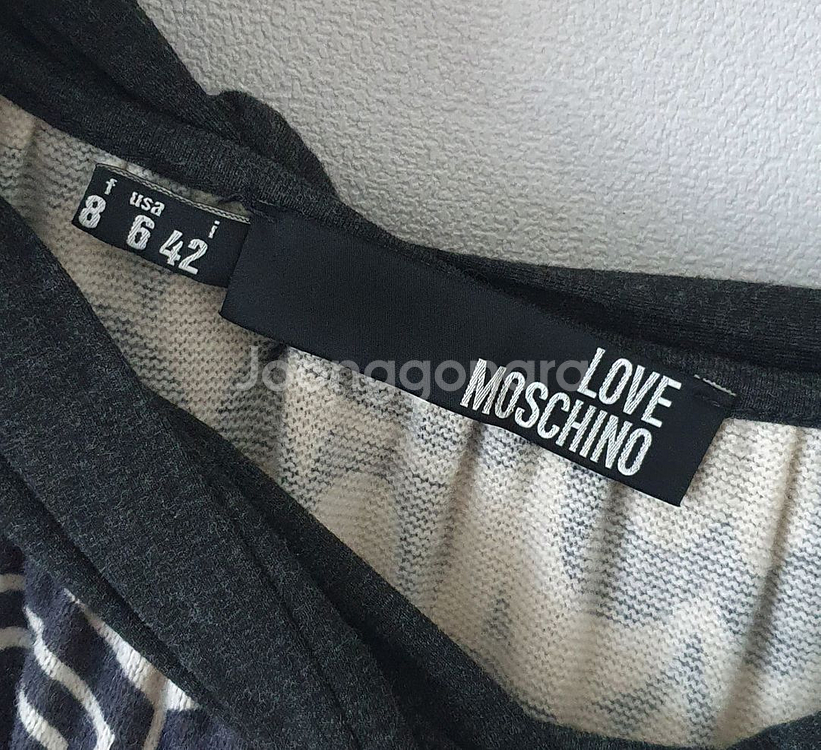 모스키노 하트 울 니트 원피스--1