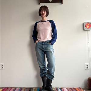 미착용) 쉬이즈큐트 플러피 티셔츠 블루 이미지