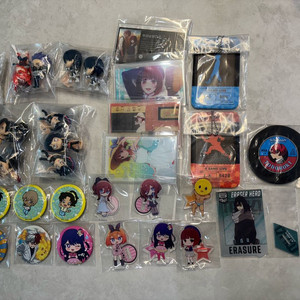 각종 애니 굿즈 정리 일괄 이미지