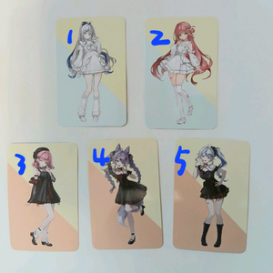 스텔라이브 포토카드 2매+ 초코하임 화이트하임 택배포함