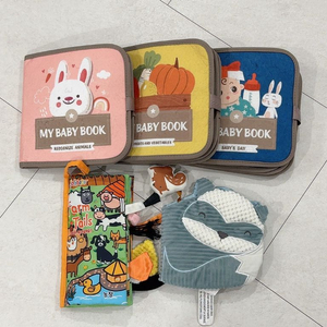 (육아) 아기 발달 놀이 교구 책 5권 일괄