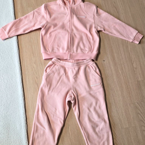 디스커버리키즈 보아플리스 트레이닝 자켓 후드 집업자켓 팬츠 세트