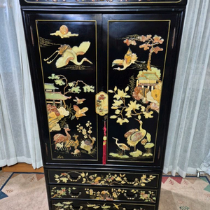 전통고가구 인테리어 옥돌자개장